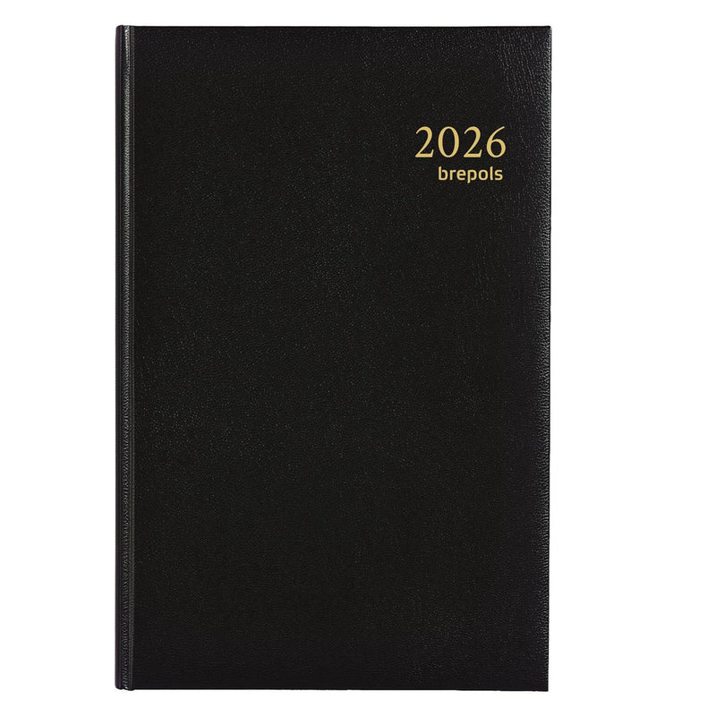 Load image into Gallery viewer, Brepols agenda saturnus week 2026 lima zwart