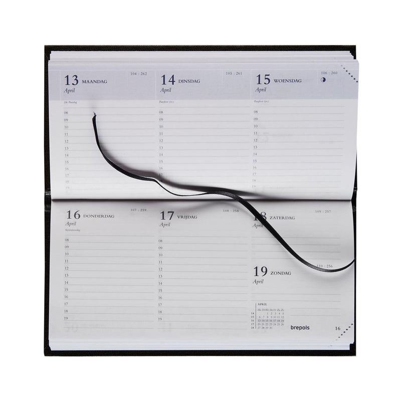 Load image into Gallery viewer, Brepols agenda breprint lima zwart 2026