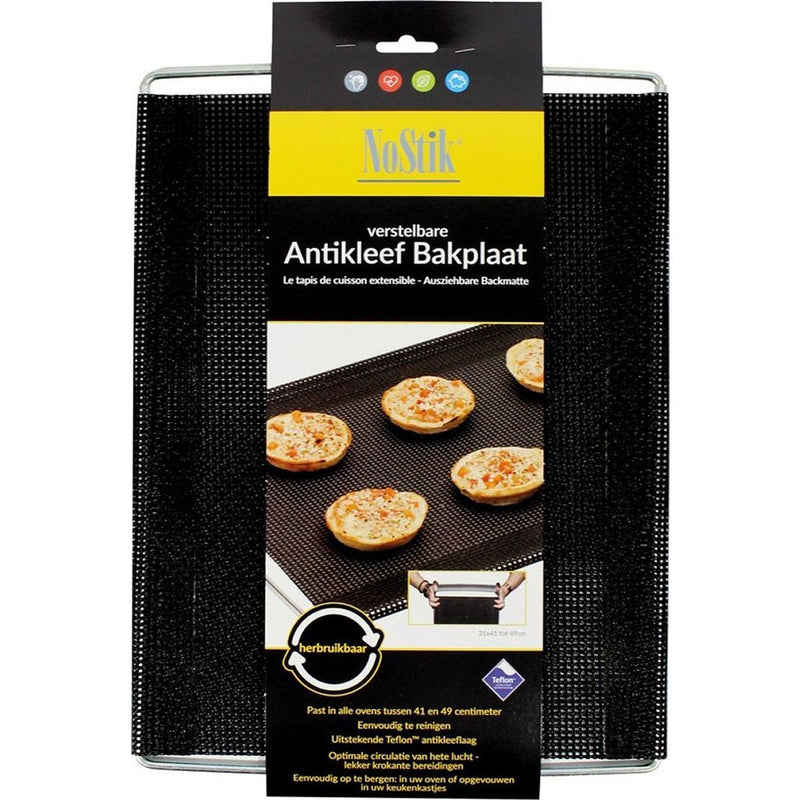 Load image into Gallery viewer, Nostik crisper mat 31x41-49 cm zwart