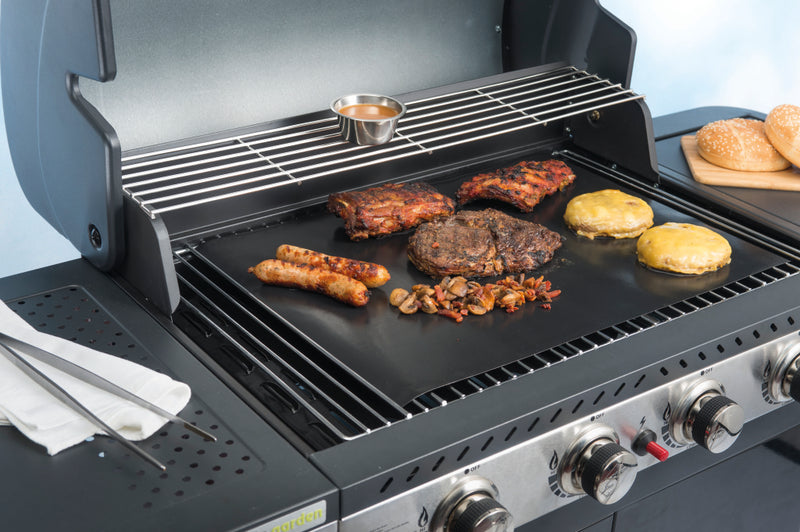 Load image into Gallery viewer, Nostik barbecue grillfolie 40x50cm antikleef zwart