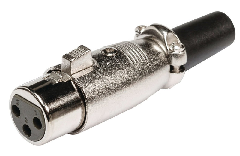 Load image into Gallery viewer, Valueline xlr-3fcl connector xlr 3-pin female metaal zilver