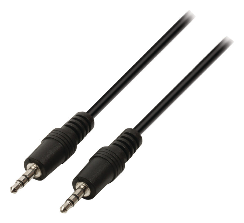 Load image into Gallery viewer, Valueline vlap22000b05 jack stereo audiokabel 3,5 mm mannelijk - 3,5 mm mannelijk 0,50 m zwart