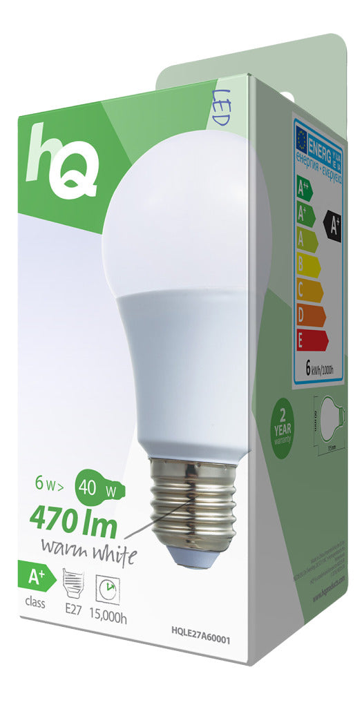 Load image into Gallery viewer, Hq le27a60001 led-lamp a60 e27 6,5 w 470 lm 2 700 k