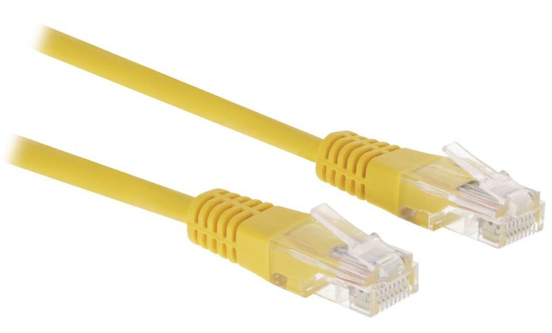 Load image into Gallery viewer, Valueline vlct85000y30 cat5e utp netwerkkabel rj45 (8 8) male - rj45 (8 8) male 3.00 m geel