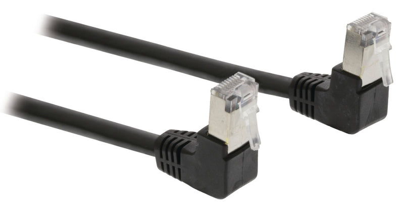 Load image into Gallery viewer, Valueline vlcp85127b100 cat5e sf utp netwerkkabel rj45 (8 8) male - rj45 (8 8) male 10.0 m zwart