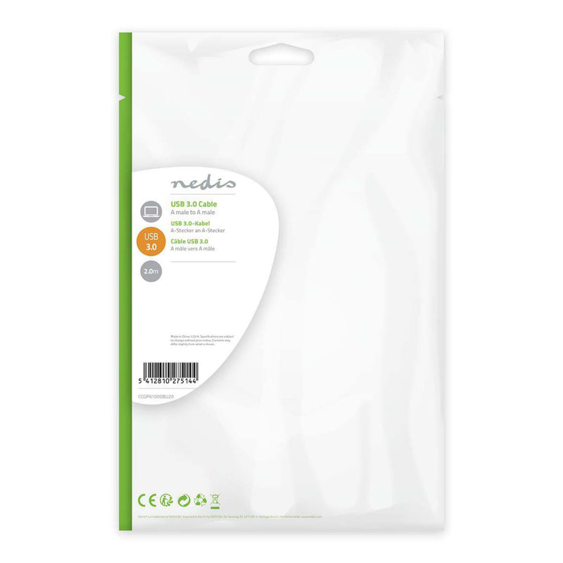 Load image into Gallery viewer, Nedis ccgp61000bu20 usb 3.0-kabel a male - a male 2,0 m blauw