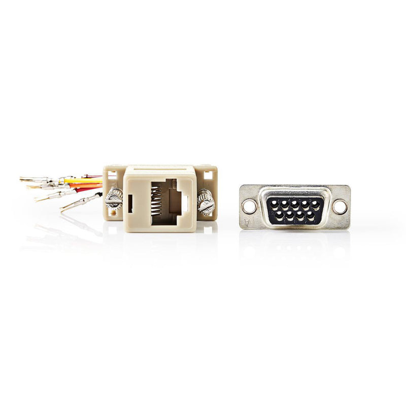 Load image into Gallery viewer, Nedis ccgp52820iv d-sub-adapter d-sub 9-pins female - rj45 (8p8c) female ivoor