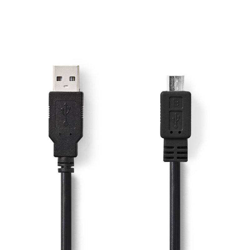 Load image into Gallery viewer, Nedis ccgt60500bk20 kabel usb 2.0 a male - micro b male 2,0 m zwart