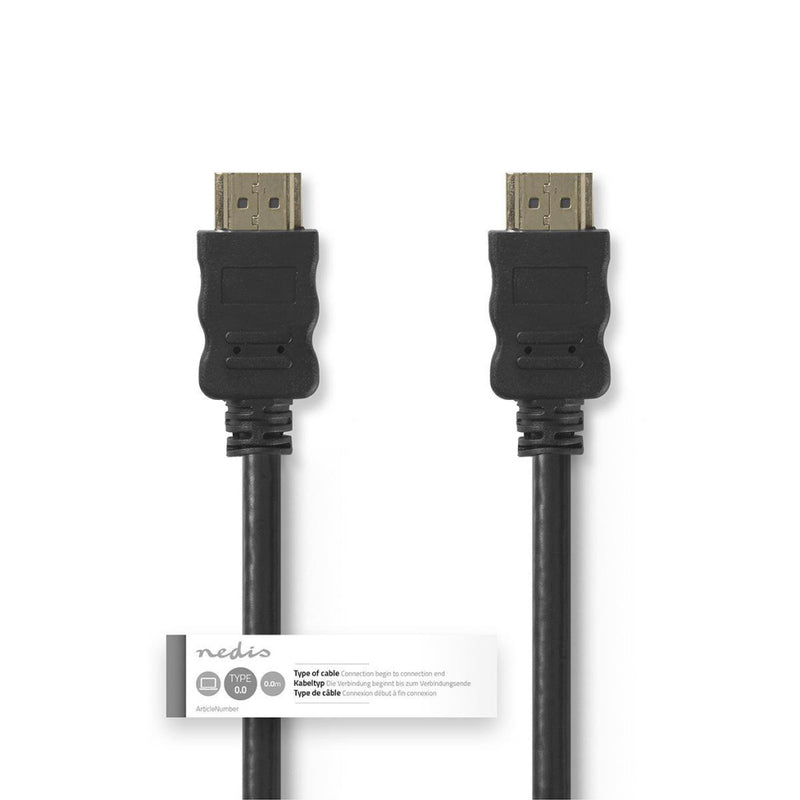 Load image into Gallery viewer, Nedis cvgt34000bk15 high speed hdmi-kabel met ethernet hdmi-connector - hdmi-connector 1,5 m zwart