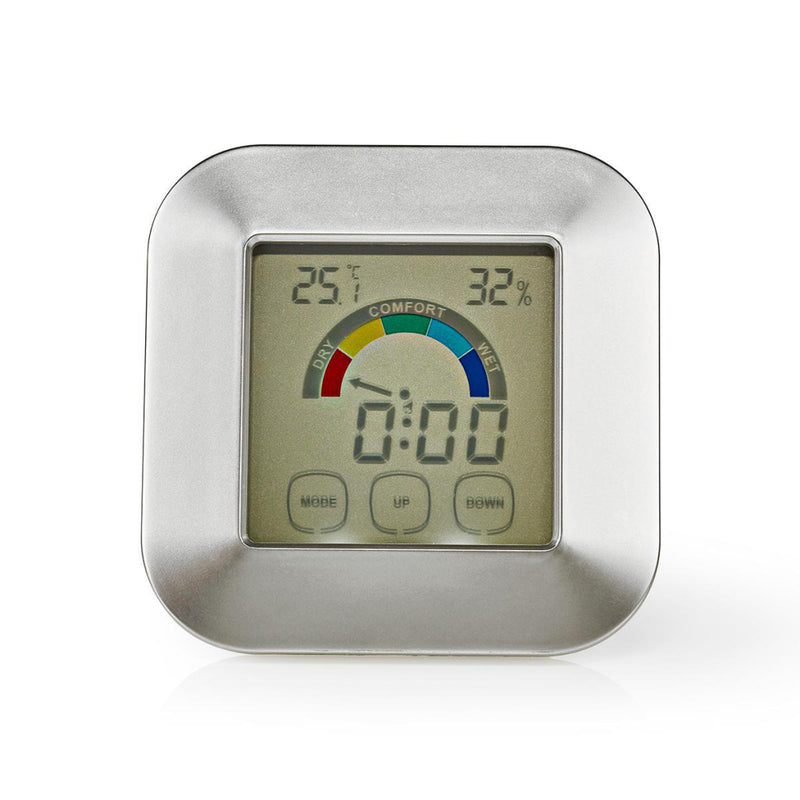 Load image into Gallery viewer, Nedis katr105si hygrometer temperatuurmeter tijd touch-screen