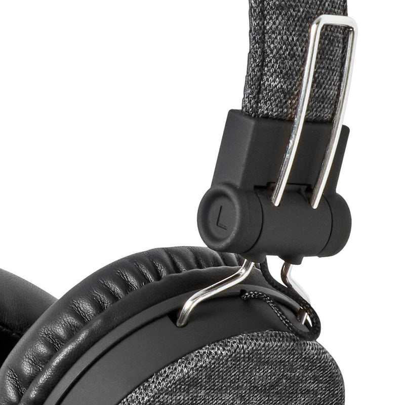 Afbeelding laden in galerijviewer, Nedis fshp250at bluetooth®-koptelefoon met geweven stof bekleed on-ear |18 uur afspeeltijd antraciet zwart