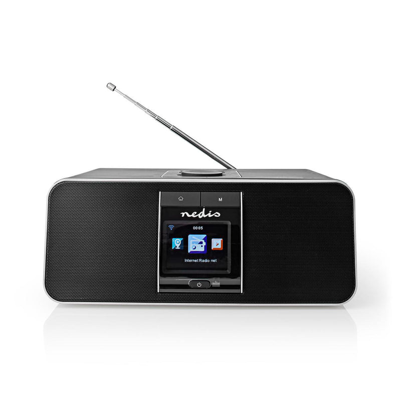 Afbeelding laden in galerijviewer, Nedis RDIN5005BK Internetradio 42 W Dab+ Fm Bluetooth® Afstandsbediening Zwart zilver
