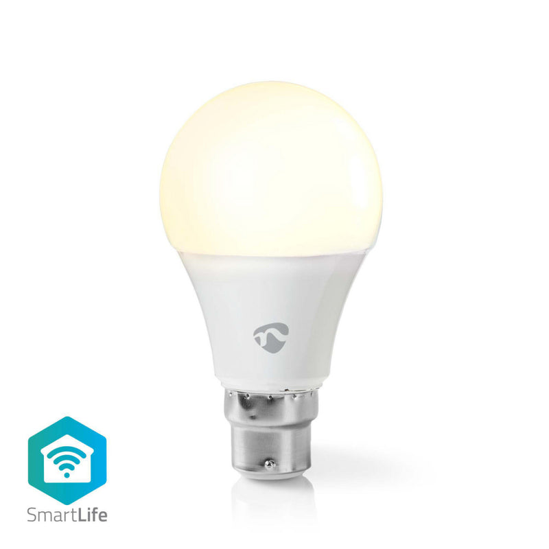 Load image into Gallery viewer, Nedis wifilw12wtb22 smartlife led bulb wi-fi b22 800 lm 9 w warm wit 2700 k energieklasse: a+ android trade; ios a60