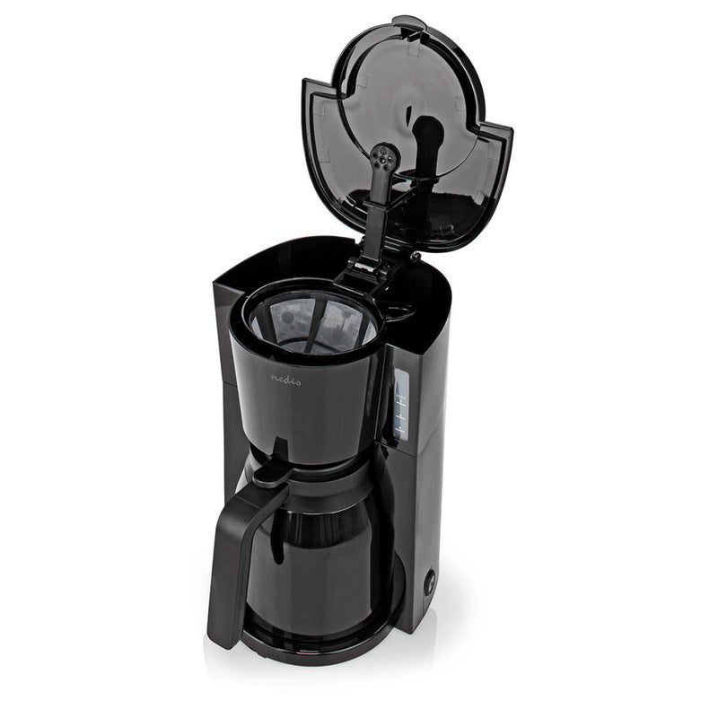 Afbeelding laden in galerijviewer, Nedis kacm250ebk koffiezetapparaat maximale capaciteit: 1.0 l 8 warmhoudfunctie zwart
