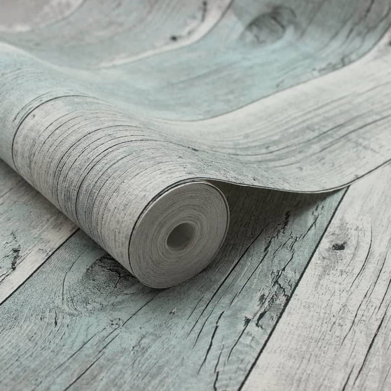 Load image into Gallery viewer, Noordwand Noordwand Behang Topchic Wooden Planks grijs en blauw