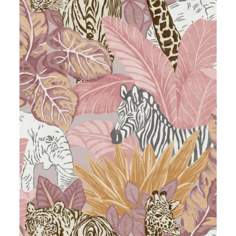 Load image into Gallery viewer, Noordwand noordwand behang good vibes animals roze en oranje