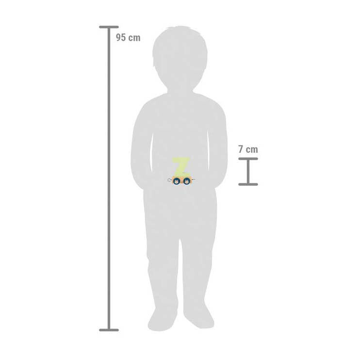 Load image into Gallery viewer, Small foot - houten lettertrein polar - z