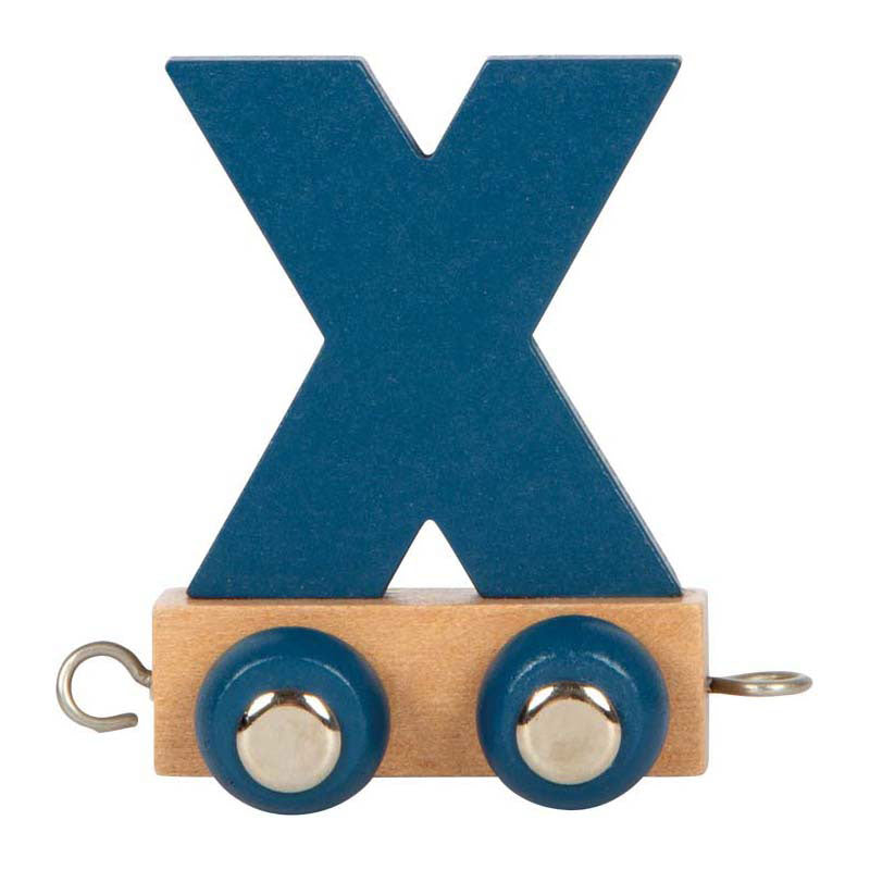 Load image into Gallery viewer, Small foot - houten lettertrein polar - x