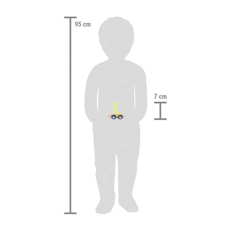 Load image into Gallery viewer, Small foot - houten lettertrein polar - l