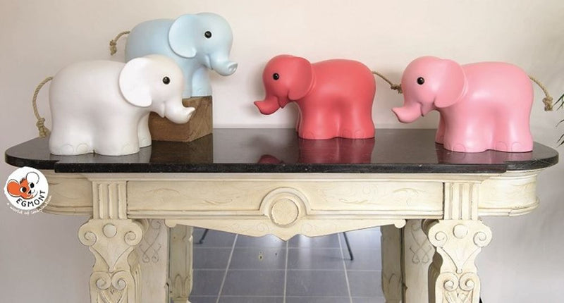 Afbeelding laden in galerijviewer, Egmont lamp olifant lichtblauw 22x32x16