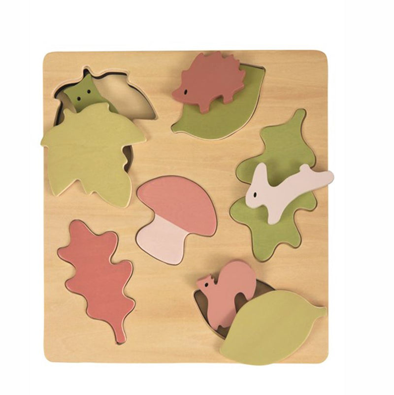 Load image into Gallery viewer, Egmont houten puzzel bos. 24x24 cm. 2+