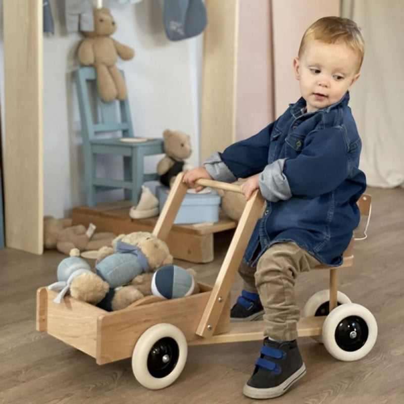 Afbeelding laden in galerijviewer, Egmont bakfiets hout. 47x27x35 cm. 3+