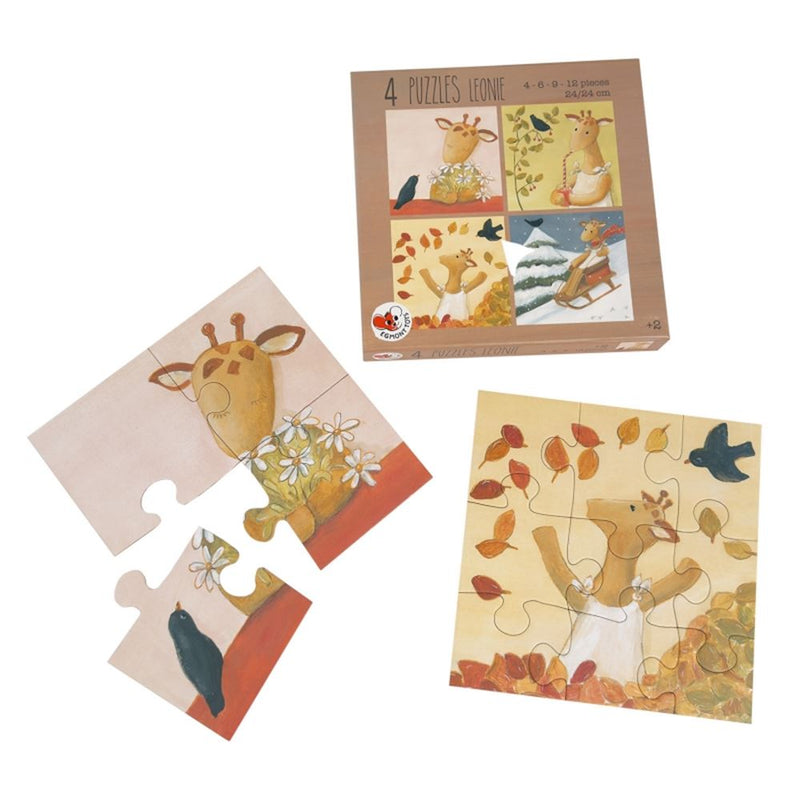 Load image into Gallery viewer, Egmont puzzel leonie. 4-6-9-12 stukjes.