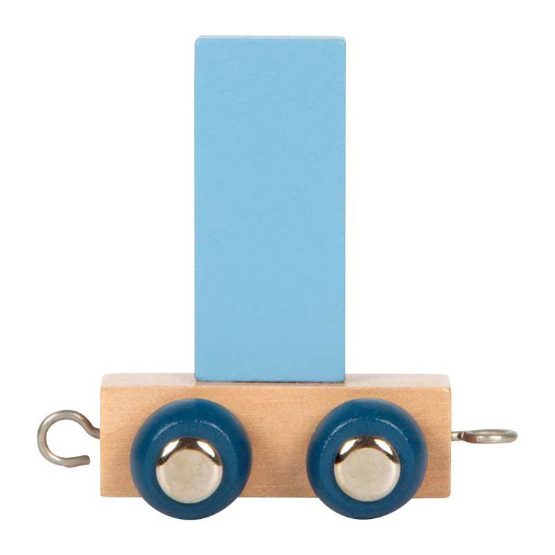 Load image into Gallery viewer, Small foot - houten lettertrein polar - i