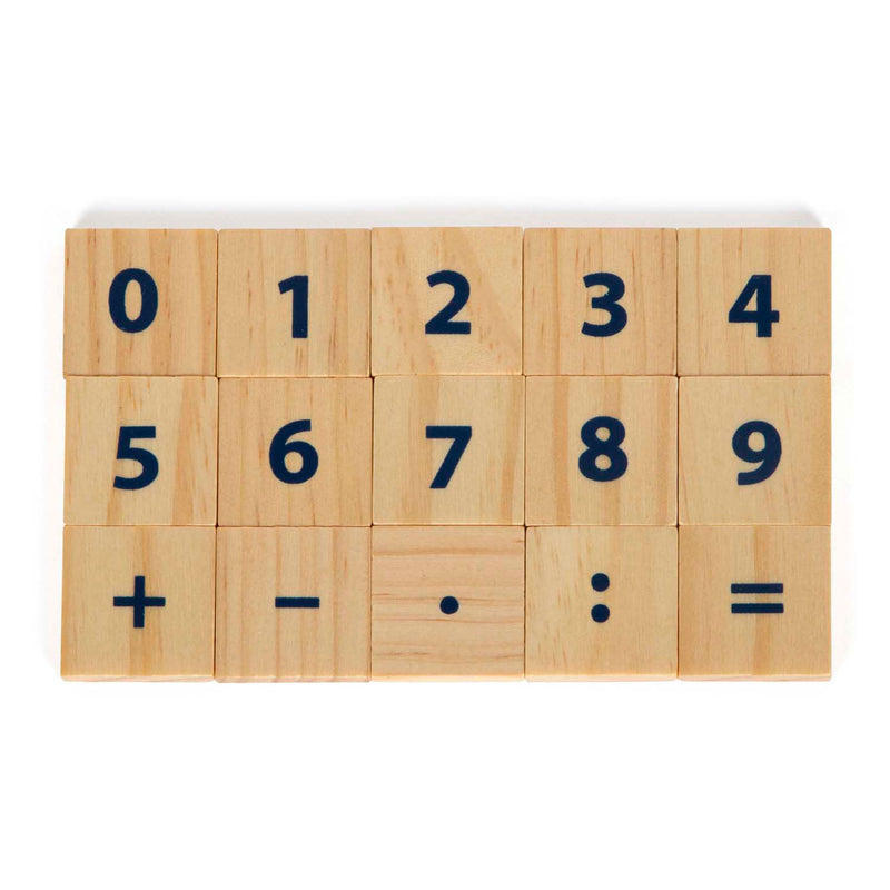 Load image into Gallery viewer, Small foot - houten leerbox met rekenstaven en rekenblokjes set