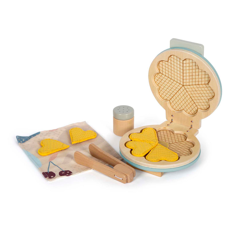 Load image into Gallery viewer, Small foot - houten wafelijzer speelset, 10dlg.