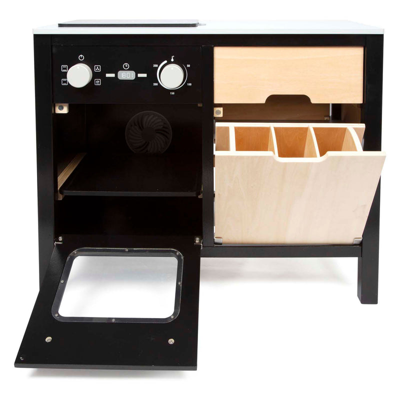 Afbeelding laden in galerijviewer, Small foot - houten industriele keuken met keukeneiland, 18dlg.