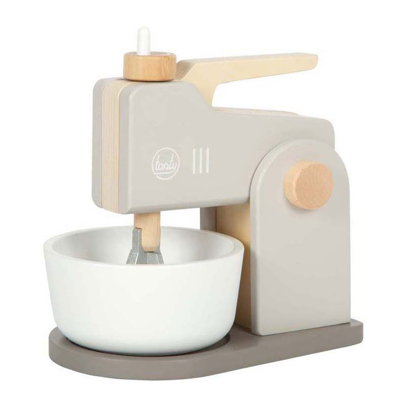 Afbeelding laden in galerijviewer, Small foot - houten mixer speelset grijs tasty
