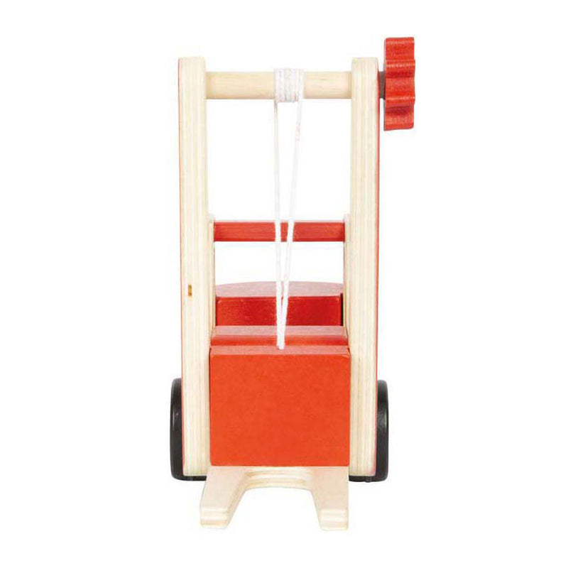 Load image into Gallery viewer, Small foot - houten heftruck met pallet