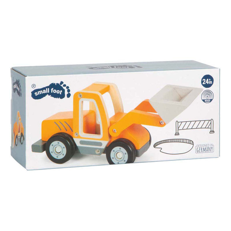 Load image into Gallery viewer, Small foot - houten wiellader met shovel