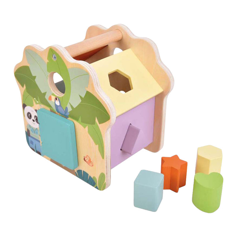 Load image into Gallery viewer, Small foot - houten vormenstoof jungle friends fsc