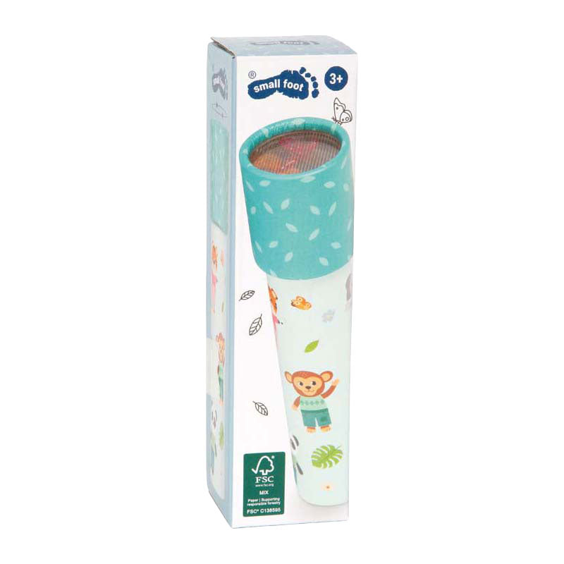 Load image into Gallery viewer, Small foot - houten caleidoscoop jungle friends fsc