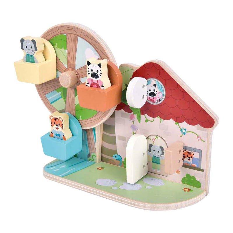 Load image into Gallery viewer, Small foot - houten reuzenrad fsc jungle friends