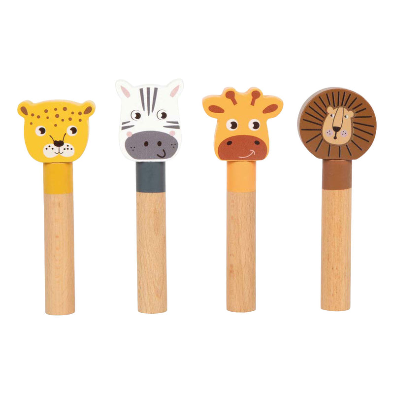 Load image into Gallery viewer, Small foot - houten dierenvormenspel safari fsc