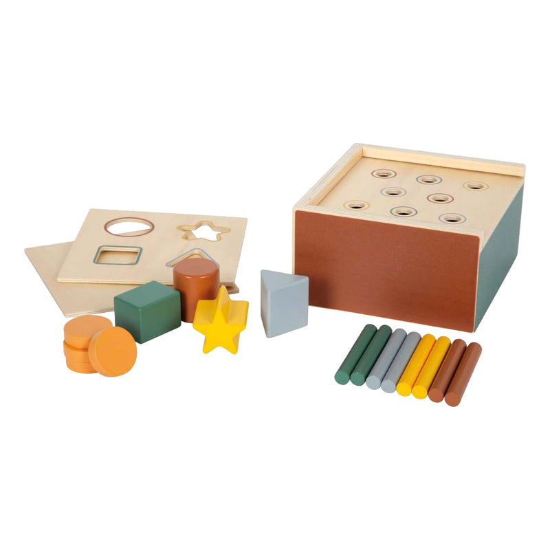 Load image into Gallery viewer, Small foot - houten montessori vormpassend spel fsc