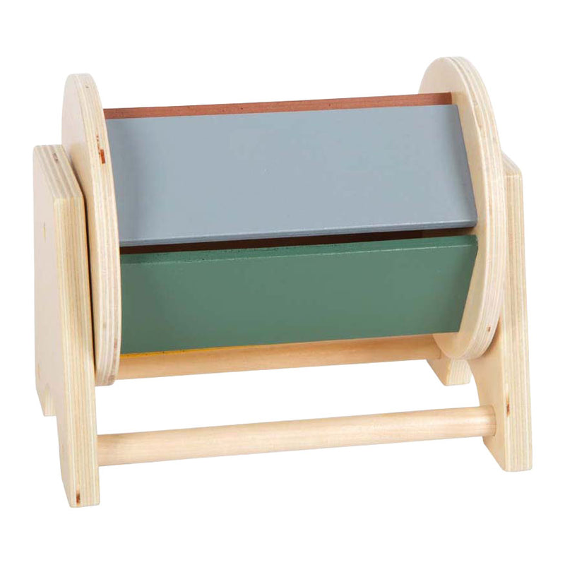 Load image into Gallery viewer, Small foot - houten montessori draaiende trommel fsc