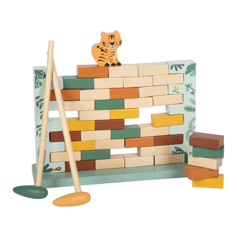 Load image into Gallery viewer, Small foot - houten wiebelmuur safari fsc