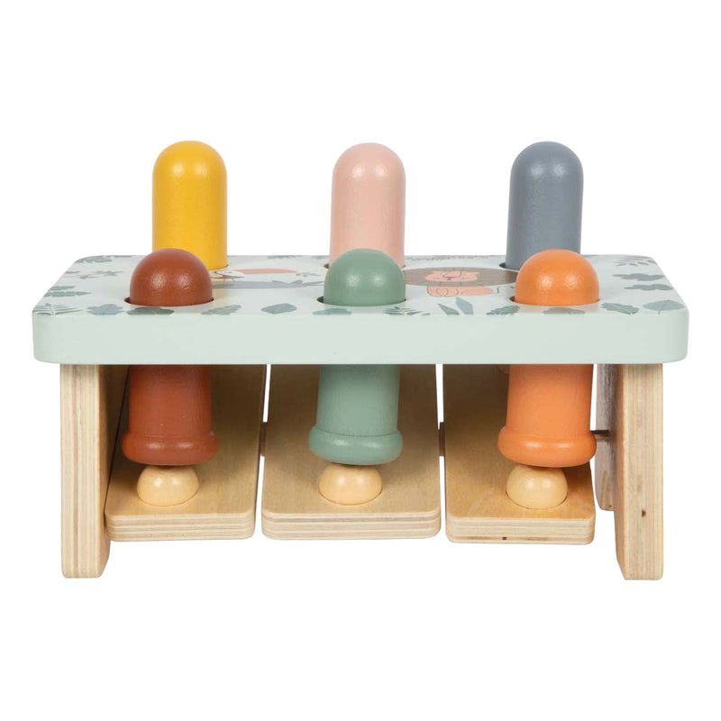 Afbeelding laden in galerijviewer, Small foot - houten hamerbank spel safari fsc