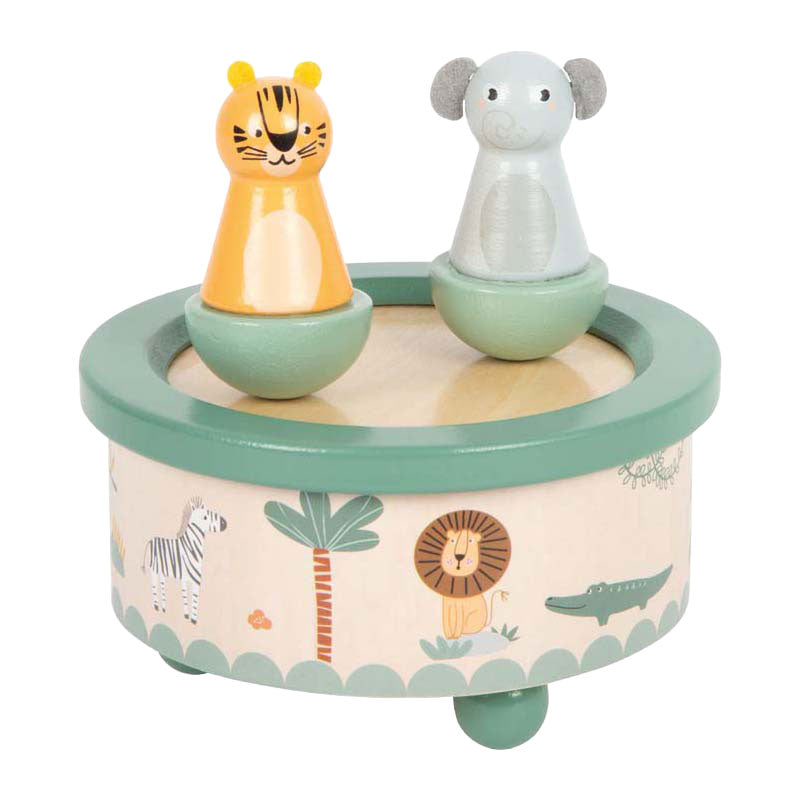 Load image into Gallery viewer, Small foot - houten muziekdoos safari fsc