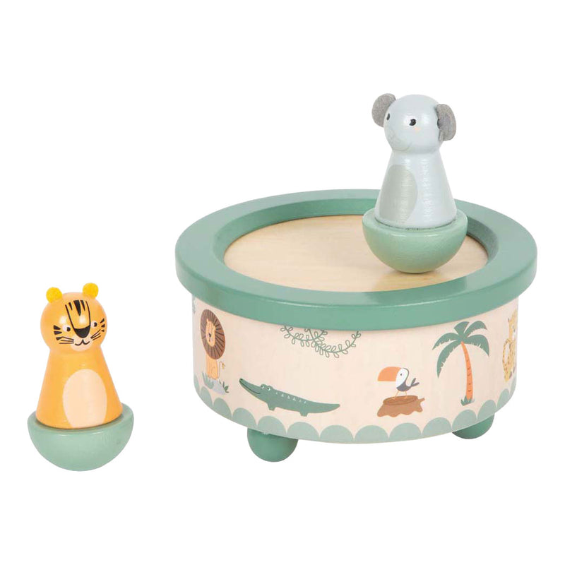 Load image into Gallery viewer, Small foot - houten muziekdoos safari fsc