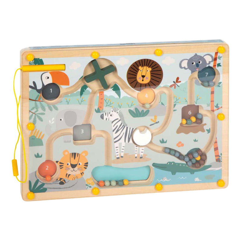 Load image into Gallery viewer, Small foot - magnetisch doolhof safari