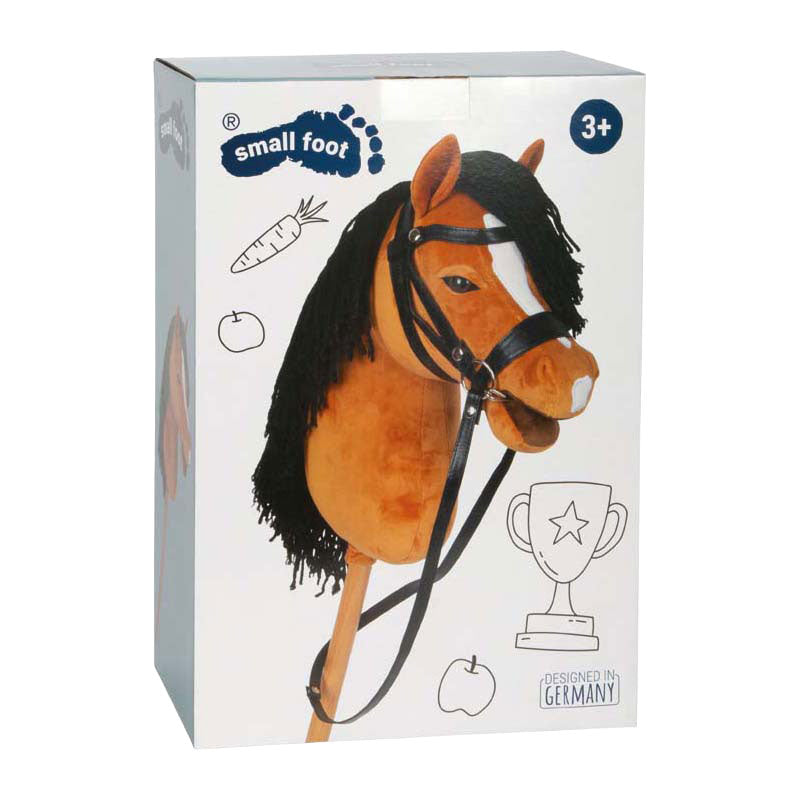 Load image into Gallery viewer, Small foot - stokpaard bruin melody