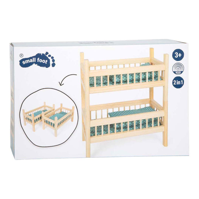 Load image into Gallery viewer, Small foot - houten poppenstapelbed