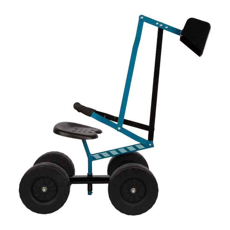Load image into Gallery viewer, Small foot - graafmachine met wielen blauw