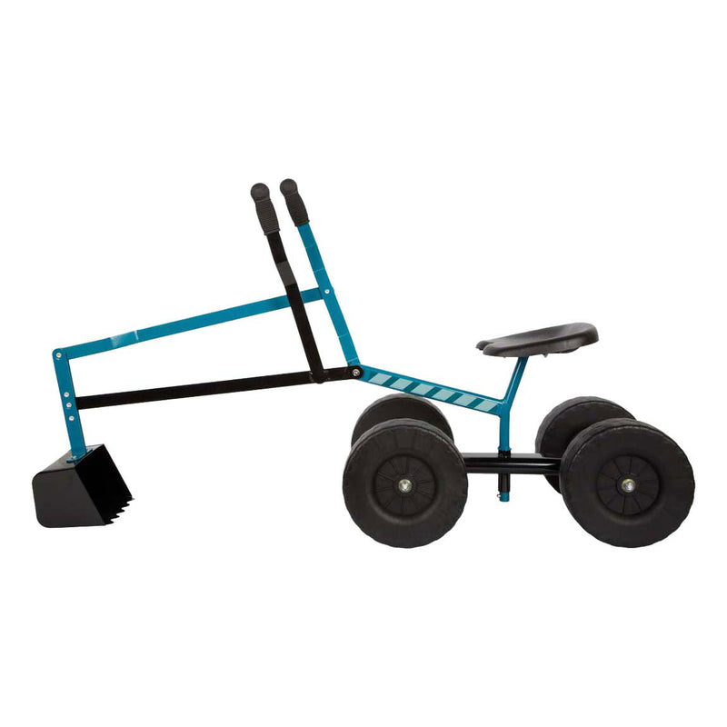 Load image into Gallery viewer, Small foot - graafmachine met wielen blauw