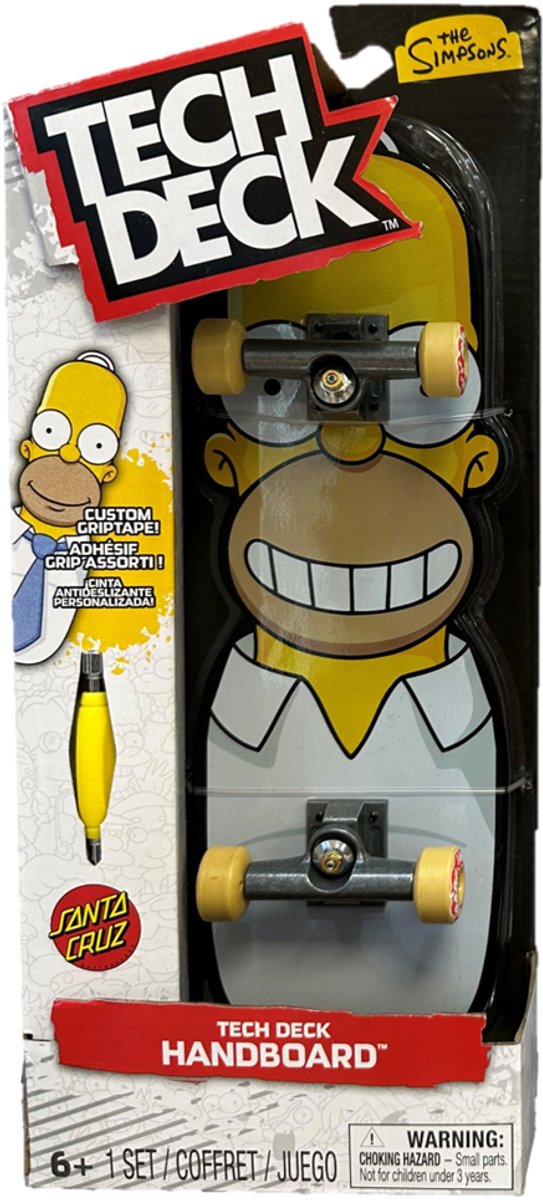 Load image into Gallery viewer, Tech deck , the simpsons handboard, authentieke miniskateboards (alleen voor gebruik met de hand)
